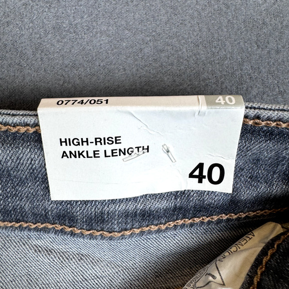 NWT Zara High Rise Skinny Leg Ankle Rigid Jeans Size 40 8USA/40EUR/30MEX Mom - Picture 9 of 16